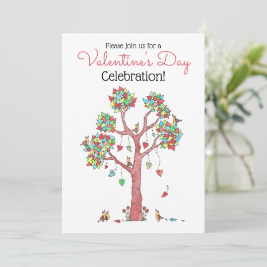 Invitation Fête de la Saint-Valentin (Debout devant)