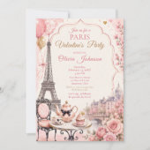 Invitation Fête de la Saint-Valentin à Paris (Devant)