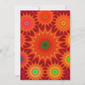 Invitation fête de la Saint-Valentin amour paix (Dos)