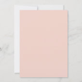 Invitation Fête de la Saint-Valentin avec des notes d'amour e (Dos)