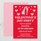 Invitation Fête de la Saint-Valentin d'entreprise (Devant / Derrière)