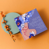 Invitation Fête de la Saint Valentin Fille moderne Floral