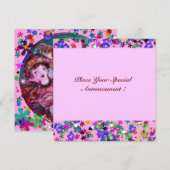 INVITATION FÊTE DE LA SAINT-VALENTIN MASQUERADE VENITIENNE (Devant / Derrière)