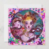 INVITATION FÊTE DE LA SAINT-VALENTIN MASQUERADE VENITIENNE (Dos)