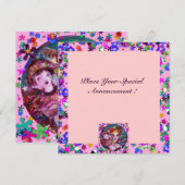 INVITATION FÊTE DE LA SAINT-VALENTIN MASQUERADE VENITIENNE (Devant / Derrière)