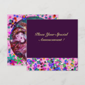 INVITATION FÊTE DE LA SAINT-VALENTIN MASQUERADE VENITIENNE (Devant / Derrière)