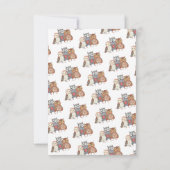 Invitation Fête de la Saint-Valentin Thème Chouette (Dos)