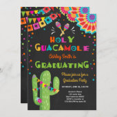 Invitation Fête de la Sainte Guacamole de la Fiesta (Devant / Derrière)