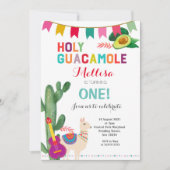 Invitation Fête de la Sainte Guacamole Fille ou garçon (Devant)