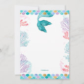 Invitation Fête de la Sirène (Dos)