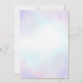 Invitation Fête de la sirène à l'éclat de soif 4e fête d'anni (Dos)