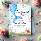 Invitation Fête de la sirène Bash