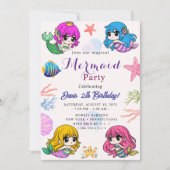 Invitation Fête de la sirène Bash (Devant)