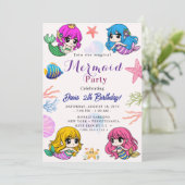 Invitation Fête de la sirène Bash (Debout devant)