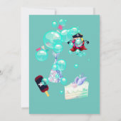 Invitation Fête de la Sirène et du Pirate (Dos)