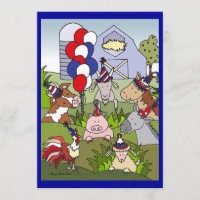 Fête de la vie dans le pays Americana