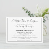 Invitation Fête De La Vie Déjeuner Funéraire De La Frontière  (Debout devant)