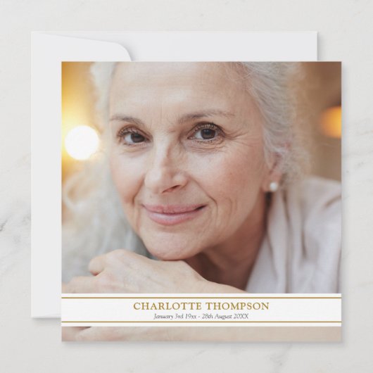 Invitation Fête de la vie en fleurs blanches (Dos)