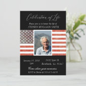 Invitation Fête de la vie Mémorial Vétérinaire Drapeau (Debout devant)