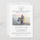 Invitation Fête de la vie Photo Farewell Funeral Service (Devant)