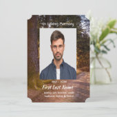 Invitation Fête de la vie Service Forest Trail Walk (Debout devant)