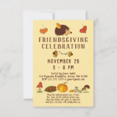 Invitation Fête de l'action d'amitié avec la Bible Verse (Devant)