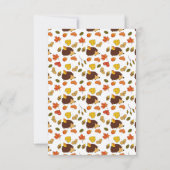 Invitation Fête de l'action d'amitié avec la Bible Verse (Dos)