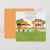 Invitation Fête de l'Action de grâce (Devant / Derrière)