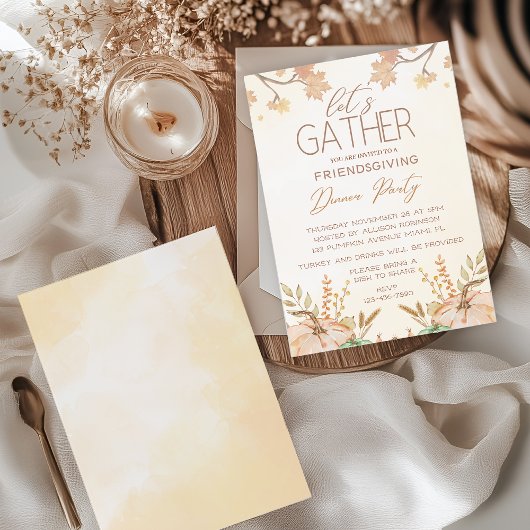Invitation Fête de l'Action de grâce