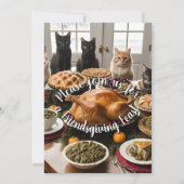 Invitation Fête de l'Action de grâce entre amis (Devant)