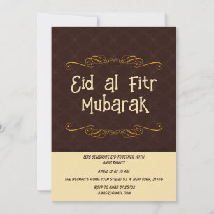 Invitation Fête de l'Aïd al Fitr