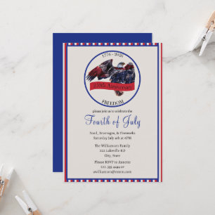 Invitation Fête de l'Aigle rayée du 250e Anniversaire
