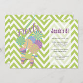 Invitation Fête de l'âne Pinata (Devant / Derrière)