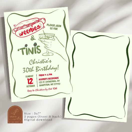 Invitation Fête de l'Anniversaire