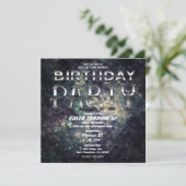 Invitation Fête de l'Anniversaire Cosmologique de Space Rock (Debout devant)