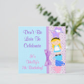 Invitation Fête De L'Anniversaire D'Alice Au Pays Des Merveil (Debout devant)