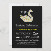 Invitation Fête de l'anniversaire de Daisy Swan (Devant)