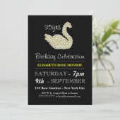 Invitation Fête de l'anniversaire de Daisy Swan (Debout devant)