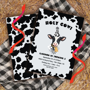 Invitation Fête de l'Anniversaire de la Vache Sainte