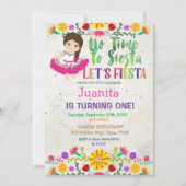 Invitation Fête de l'Anniversaire, pas de temps pour la Siest (Devant)