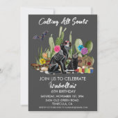 Invitation Fête de l'aquarelle du Jour des morts (Devant)