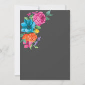 Invitation Fête de l'aquarelle du Jour des morts (Dos)