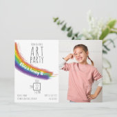 Invitation Fête de l'Art de couleur (Debout devant)