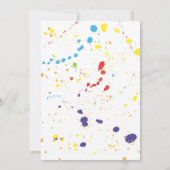 Invitation Fête de l'Art de couleur (Dos)