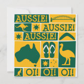 Invitation Fête de l'Australie (Devant)