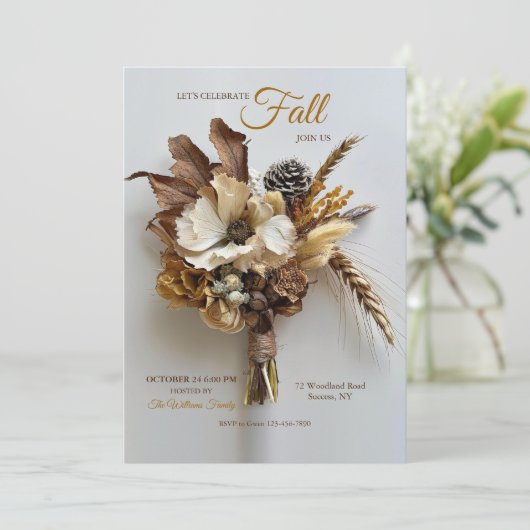 Invitation Fête de l'automne (Debout devant)