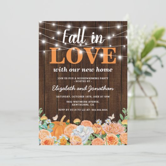 Invitation Fête de l'automne du pays (Debout devant)