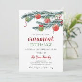 Invitation Fête de l'échange d'ornement (Debout devant)