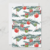 Invitation Fête de l'échange d'ornement (Dos)