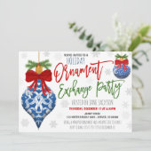 Invitation Fête de l'échange d'ornement (Debout devant)